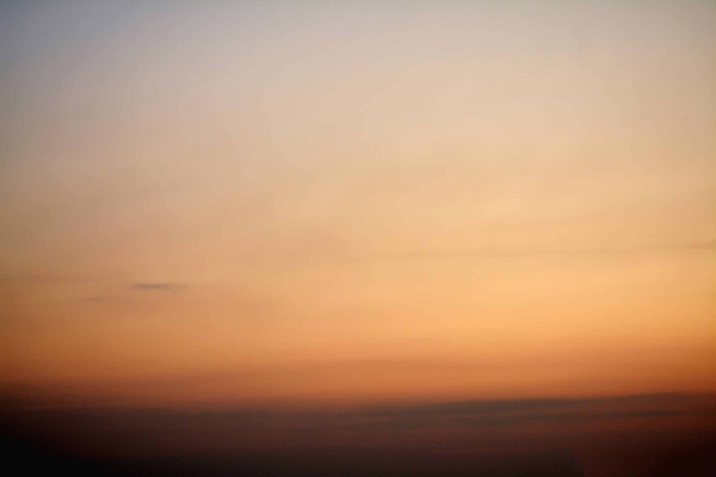 brown sky in sunset background